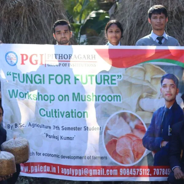 Mushroom cultivation workshop